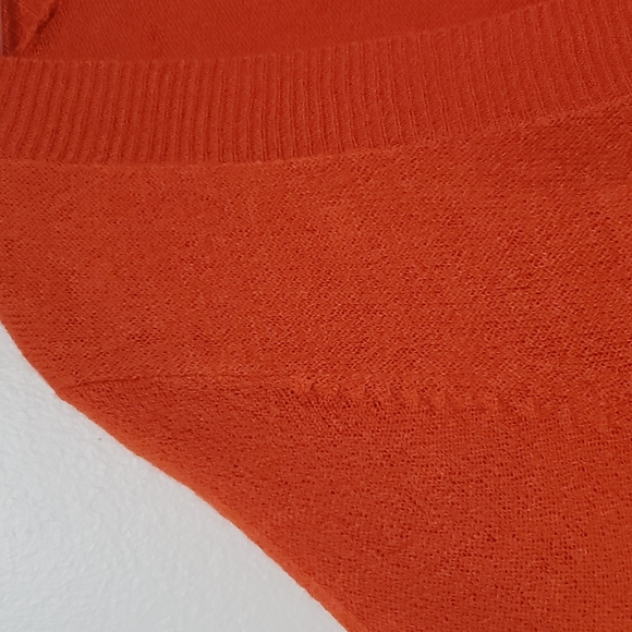 Avenue lightweight orange cardigan sweater - Picture 10 of 14